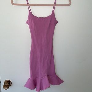 Fashion Nova Pink Stretchy Dress Small